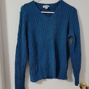 St. John's Bay Teal Cable Knit Sweater
